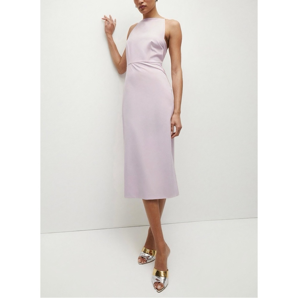NWT Veronica Beard Midi Sleeveless Reese Chain-Link Dress